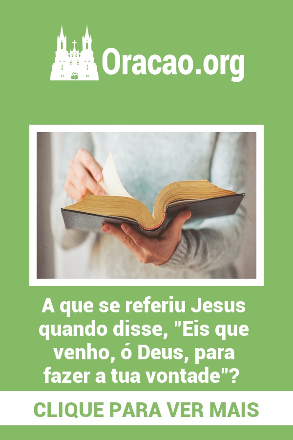A que se referiu Jesus quando disse, A que se referiu Jesus quando disse,