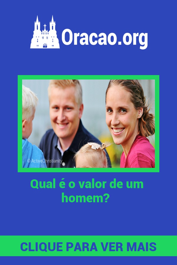 Qual é o valor de um homem? Qual é o valor de um homem?
